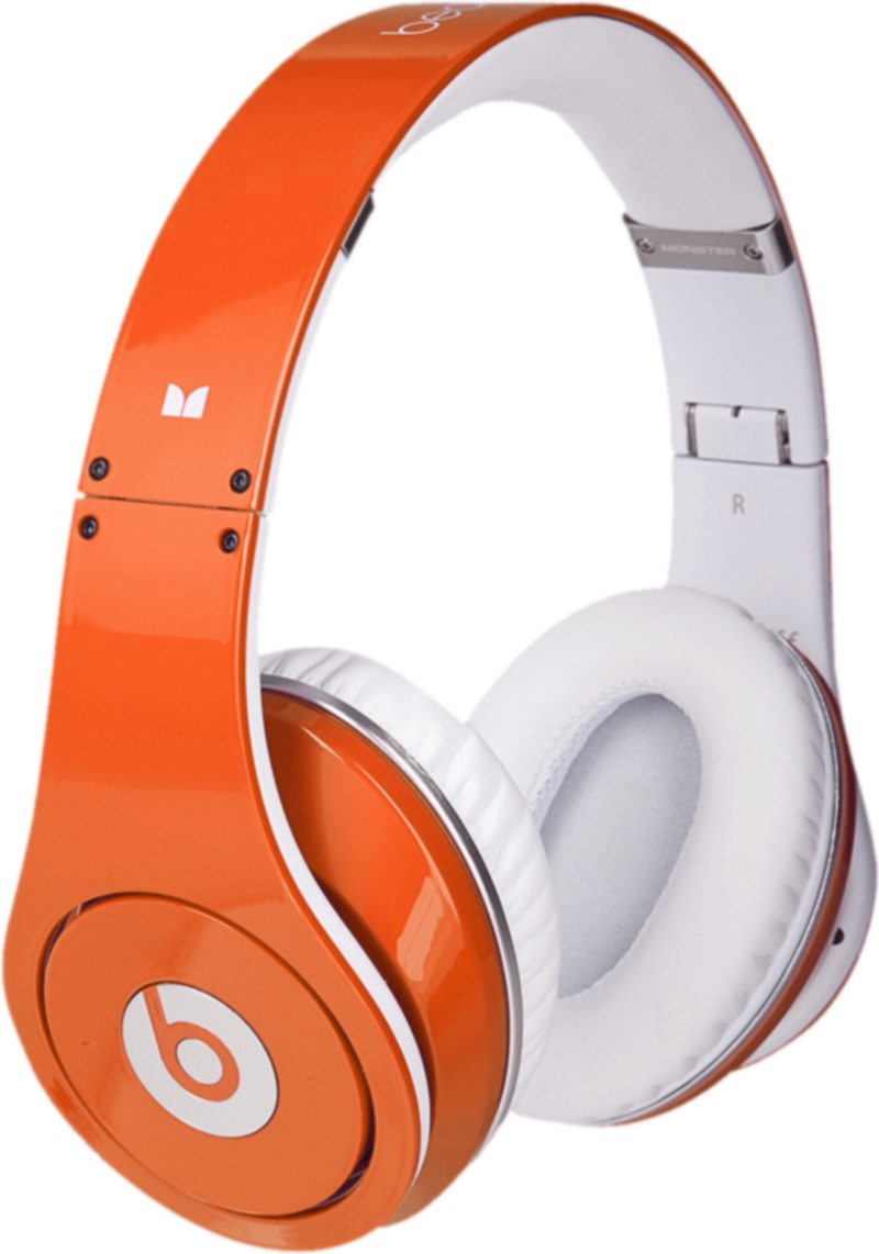 Orange Headphones